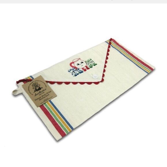 Vintage Multi Stripe Towel Bag - Picture 1 of 7